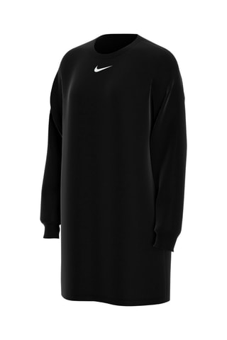 Vestido recto Essential algodón orgánico - Negro