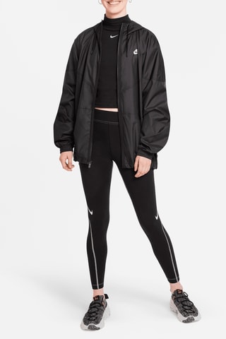 Leggings Swoosh - Negro