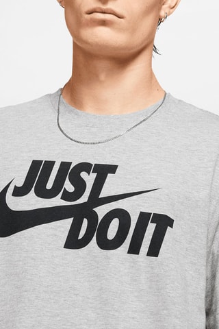 Camiseta Just Do It - Gris jaspeado