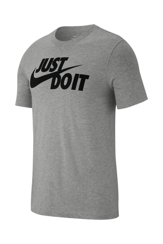 Camiseta Just Do It - Gris jaspeado