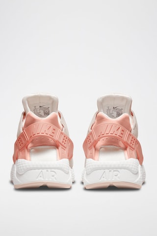 Air Huarache MN de nobuk - Rosa y blanco