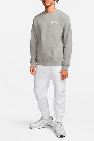 Sudadera Sportswear Club Fleece - Gris claro jaspeado