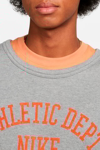 Sudadera efecto doble prenda Sportswear Trend - Gris jaspeado