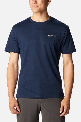 Camiseta de algodón orgánico Basic Logo™ - Azul marino