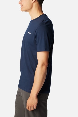 Camiseta de algodón orgánico Basic Logo™ - Azul marino