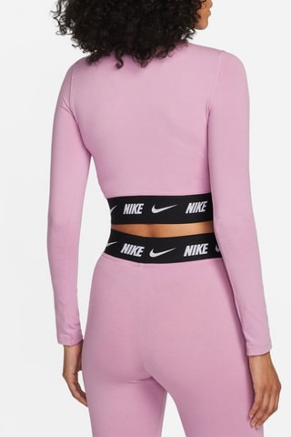 Crop top Nike swoosh - Malva