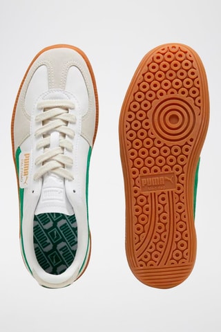 Zapatillas de piel Palermo Lth - Blanco y verde
