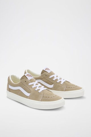 Zapatillas de piel SK8-Low - Beige