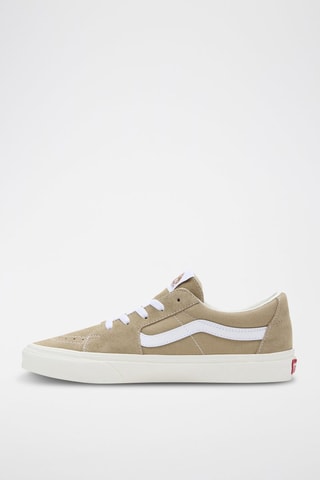 Zapatillas de piel SK8-Low - Beige