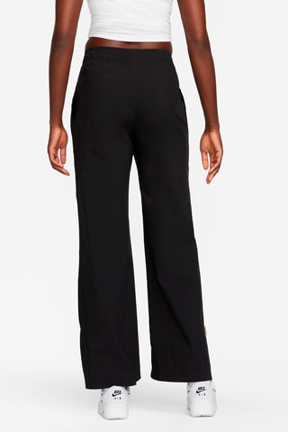 Pantalón palazzo de tiro alto Sportswear - Negro