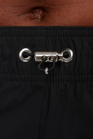 Pantalón palazzo de tiro alto Sportswear - Negro