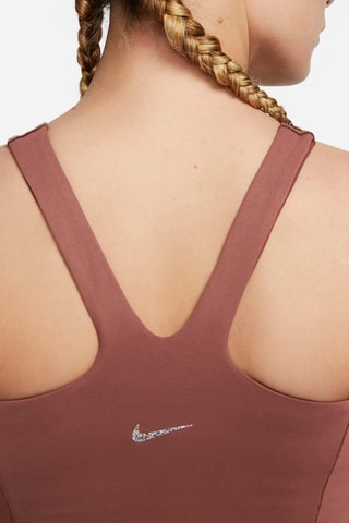 Crop top de Yoga Luxe Dri-FIT - Marrón