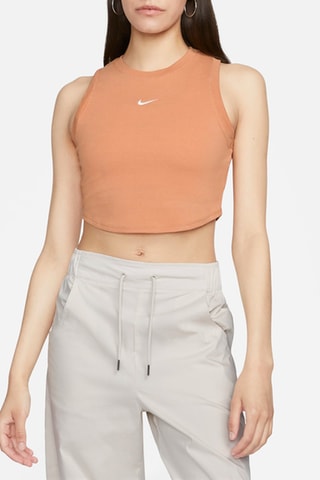 Crop top Nike Mini Swoosh - Rosa