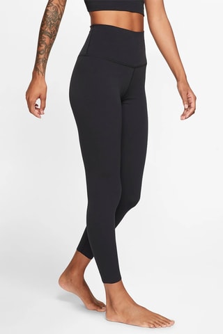 Leggings de yoga 7/8 de tiro alto Luxe - Negro