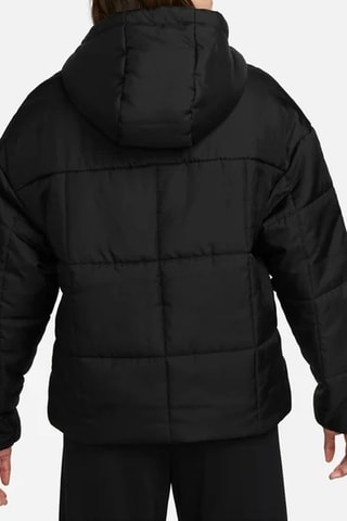 Anorak con capucha Nike classic puffer - Negro