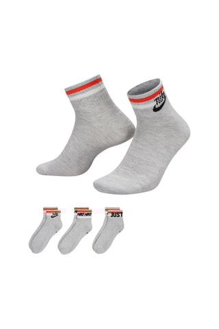 3 pares de calcetines cortos Nike Everyday Essential - Gris