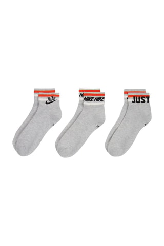3 pares de calcetines cortos Nike Everyday Essential - Gris