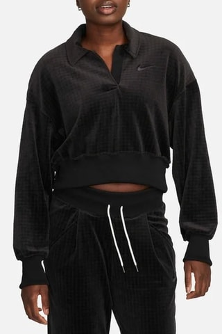 Sudadera de terciopelo W NSW VLR - Negro