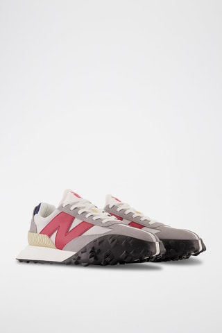 Zapatillas de nobuk XC72 - Gris y rojo - New Balance