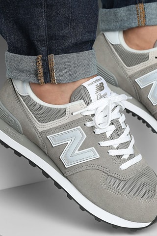Zapatillas de nobuk 574 - Gris - New Balance