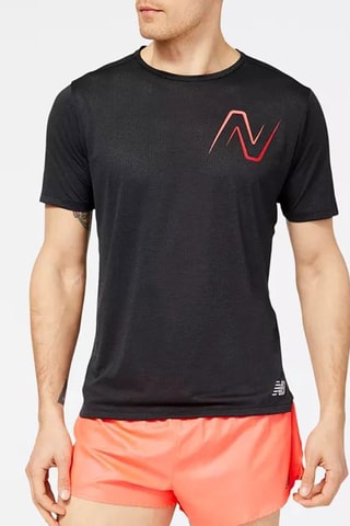 Camiseta de running - Negro - New Balance