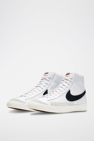Nike Blazer Mid '77 Vintage de piel - Blanco