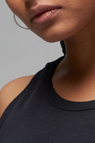 Crop top de entrenamiento - Negro