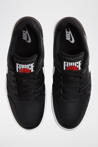 Nike Full Force Low de piel - Negro y blanco - Nike
