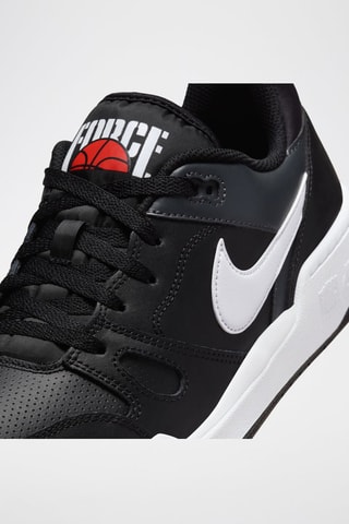 Nike Full Force Low de piel - Negro y blanco - Nike