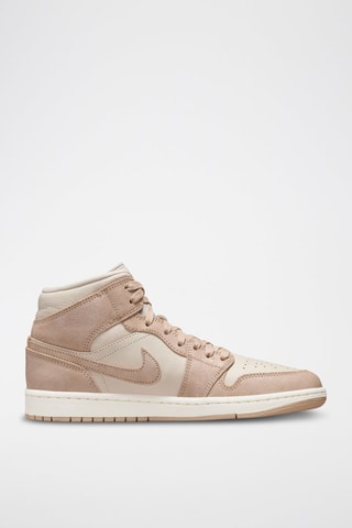 Air Jordan 1 Mid SE de piel - Crudo y marrón