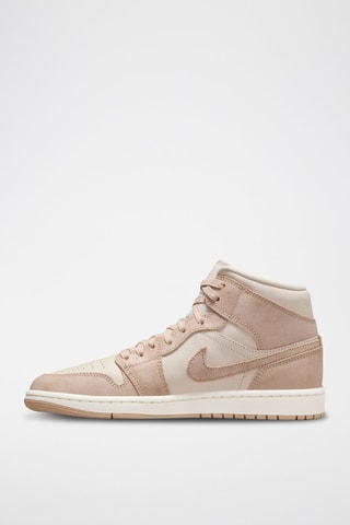 Air Jordan 1 Mid SE de piel - Crudo y marrón