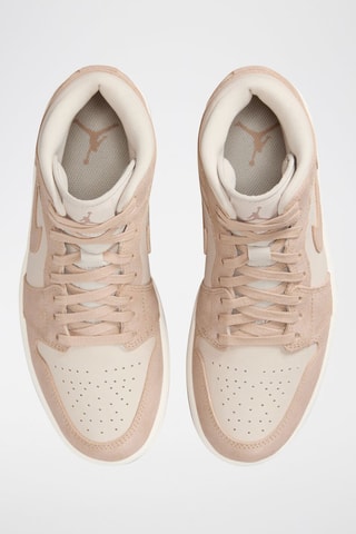 Air Jordan 1 Mid SE de piel - Crudo y marrón