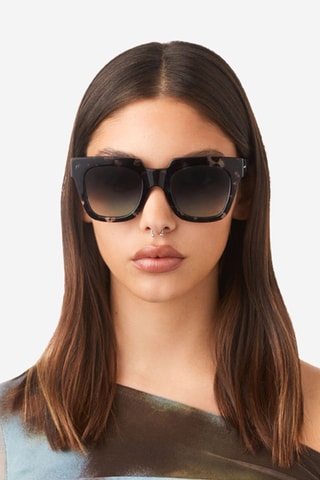 Occhiali da sole donna Row X - Categoria 3 - Nero e verde