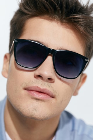 Occhiali da sole unisex One crosswalk - Categoria 3 - Nero e argentato