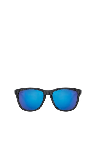 Occhiali da sole polarizzati unisex One Carbono - Lenti a specchio - Categoria 3 - Nero e blu