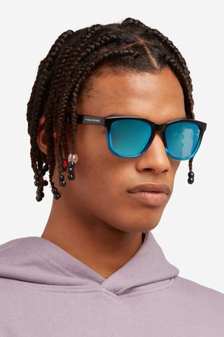 Occhiali da sole unisex One - Categoria 3 - Nero e blu