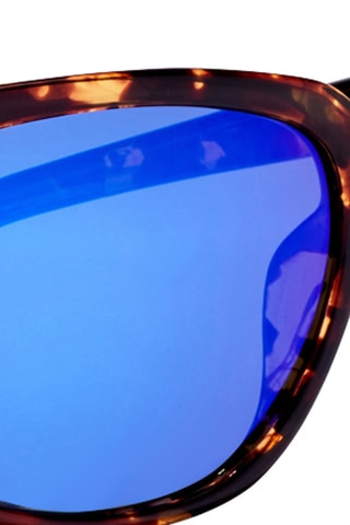 Occhiali da sole polarizzati unisex Jack - Lenti a specchio - Categoria 3 - Blu e marrone