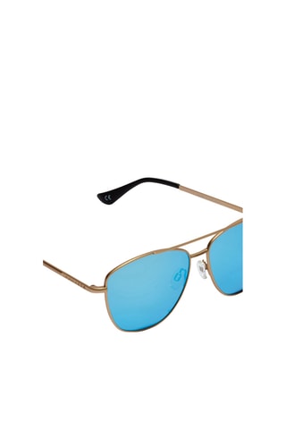 Occhiali da sole polarizzati unisex Lax - Lenti a specchio - Categoria 3 - Blu, marrone e dorato