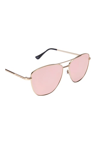 Occhiali da sole unisex Lax - Lenti a specchio - Categoria 3 - Nero e dorato