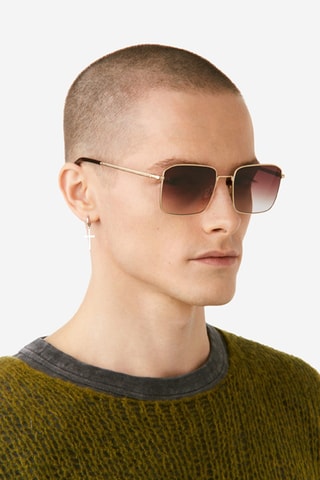 Occhiali da sole unisex Iris - Categoria 3 - Marrone e dorato