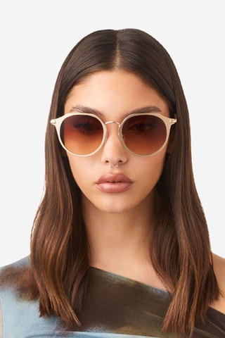 Occhiali da sole unisex Warwick - Categoria 2 - Marrone e rosa