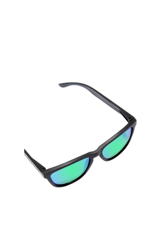 Occhiali da sole polarizzati unisex One Raw - Lenti a specchio - Categoria 3 - Nero e verde