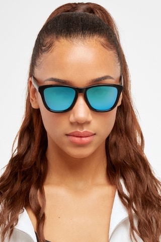 Occhiali da sole polarizzati unisex One colt - Lenti a specchio - Categoria 3 - Blu e nero