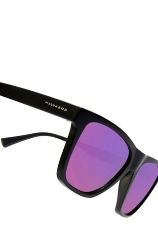 Occhiali da sole polarizzati unisex One LS Raw - Lenti a specchio - Categoria 3 - Nero e viola