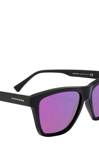 Occhiali da sole polarizzati unisex One LS Raw - Lenti a specchio - Categoria 3 - Nero e viola