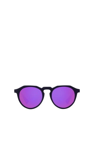 Occhiali da sole polarizzati unisex Warwick raw - Lenti a specchio - Categoria 3 - Nero e viola