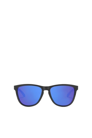 Occhiali da sole polarizzati unisex One Raw Carbon Fiber - Lenti a specchio - Categoria 3 - Nero e blu