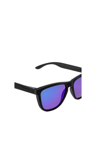 Occhiali da sole polarizzati unisex One Raw Carbon Fiber - Lenti a specchio - Categoria 3 - Nero e blu