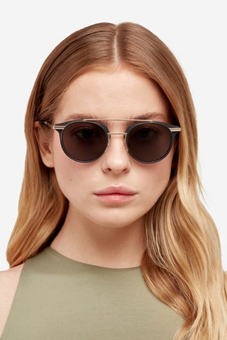 Occhiali da sole polarizzati unisex Citylife - Categoria 3 - Dorato e nero