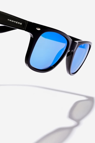 Occhiali da sole polarizzati unisex - Lenti a specchio - Categoria 3 - Nero